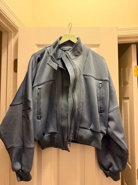 Free people movement blue jacket super soft